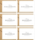 6 Pieces Bridesmaid Proposal Cards with Envelopes