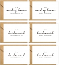 6 Pieces Bridesmaid Proposal Cards with Envelopes
