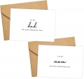 2 Pieces Wedding Cards for Dad Mom