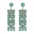 Green Cute Bride Earrings Wedding Gifts