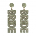 Bridal Dangle Earrings Bachelorette Party Accessories