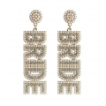 Golden Beads Earrings Bridal Party Gifts