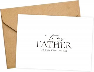 Wedding Day Card for Father