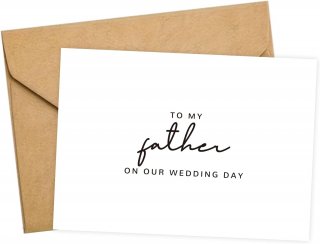 Father Of The Bride/Groom Gifts, To My Father On Our Wedding Day