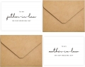 Wedding Day Cards for Parents in Law Pack of 2