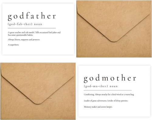 Godparents Proposal Card with Matching Envelops