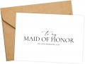 Maid of Honor Proposal Card with Envelope
