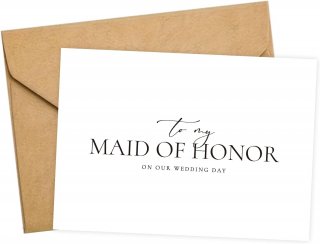 Maid of Honor Proposal Card with Envelope