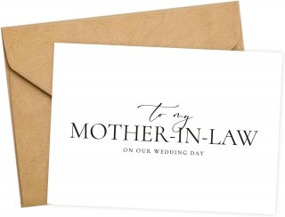 Mother In Law Wedding Day Card