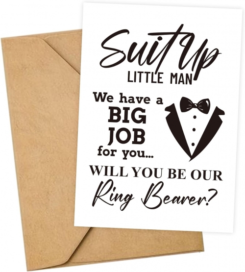 Ring bearer proposal card