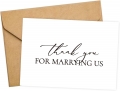 Wedding day Thank you Card with matching envelope