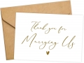 New design thank you for marrying us Cards