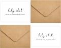 2 funny wedding gift cards with matching envelopes